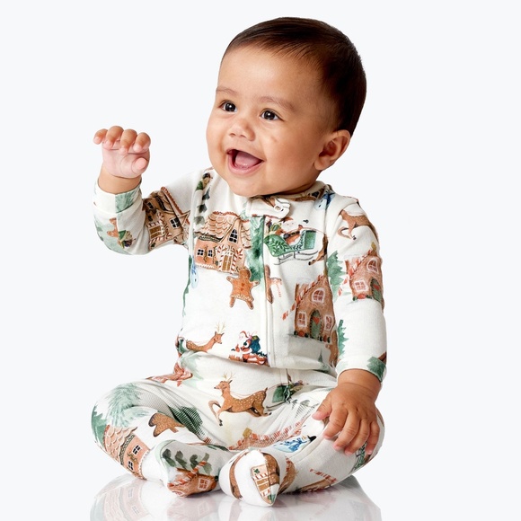 Gingerbread Organic Nursery Pajama = PBK - Picture 1 of 8